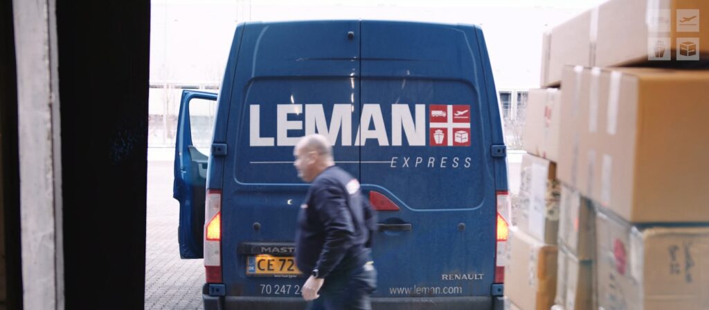 LEMAN Express van with driver