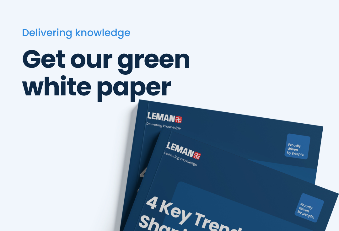 Discover Key Trends in Sustainable Supply Chains with LEMAN’s New Whitepaper