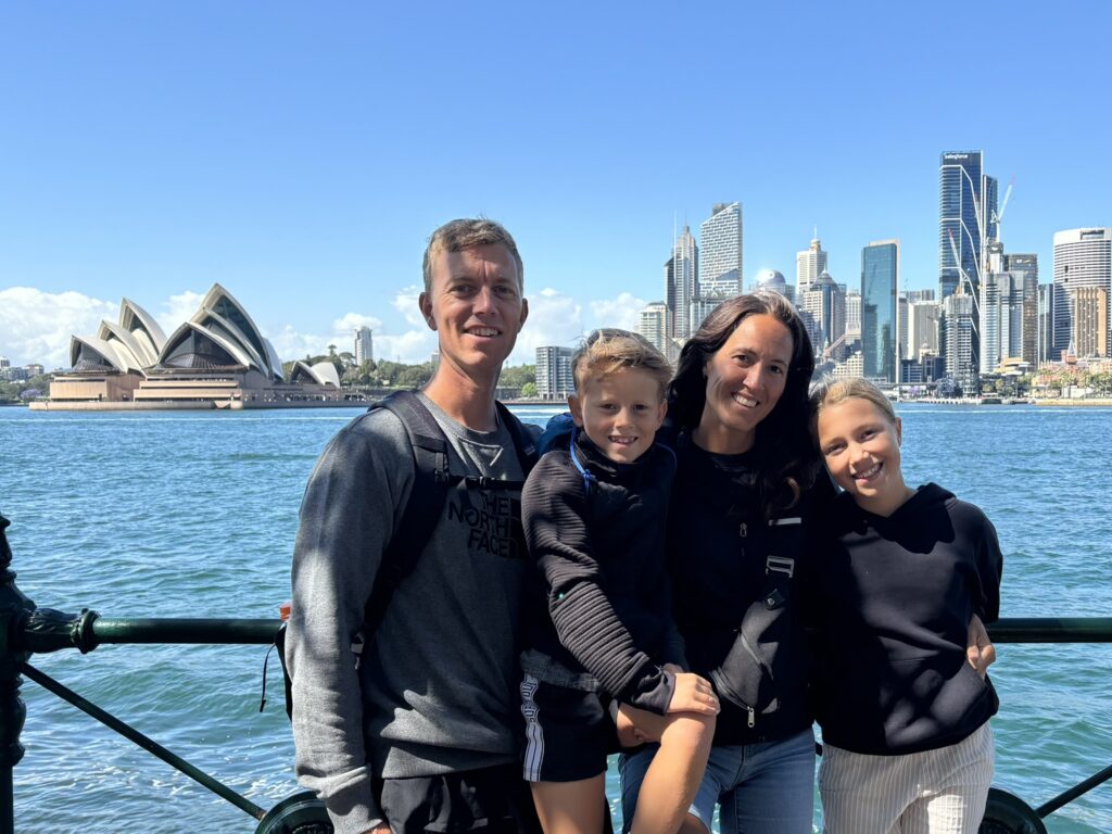 Marc and family on sabbatical
