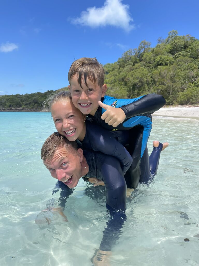 Marc and family on sabbatical