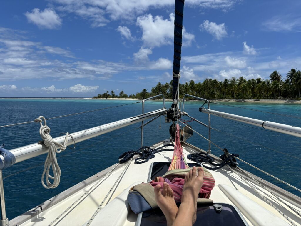 Marc and family on sabbatical sailing